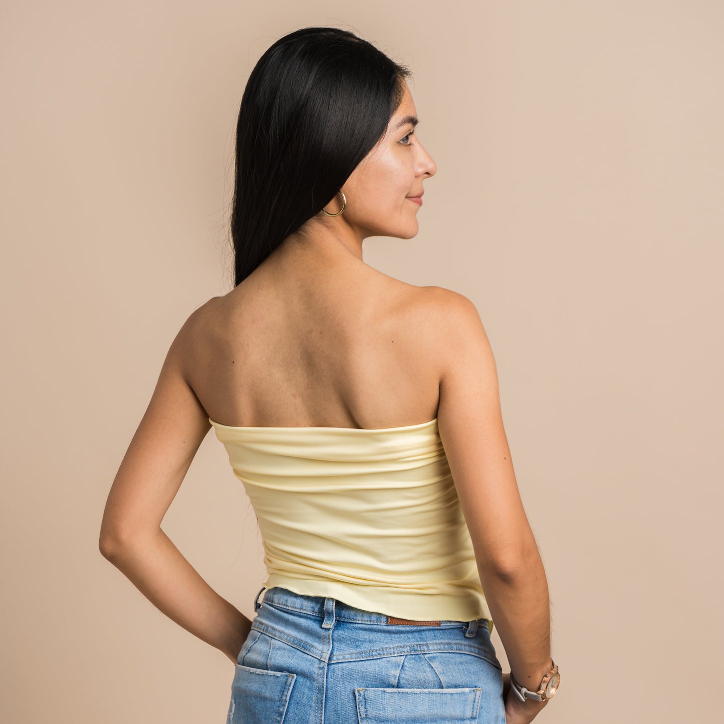 STRAPLESS ANNIE AMARILLO PATITO