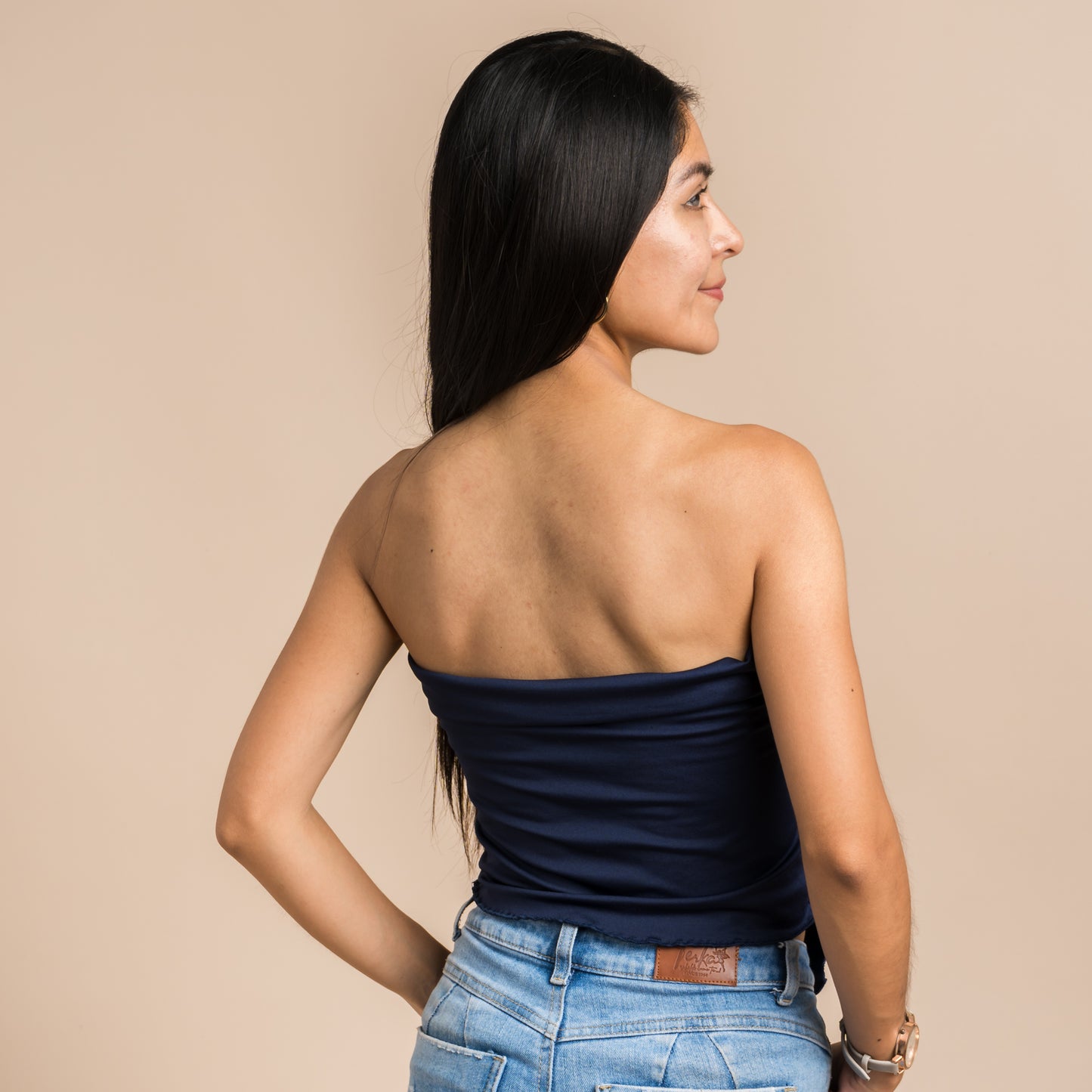 STRAPLESS ANNIE AZUL NOCHE